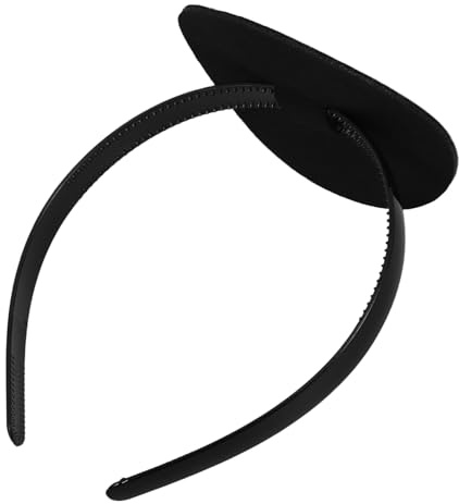 HAPINARY Graduation Cap Headband Fastener for Secure Fit and Enhanced Appearance, Black Abs Material, Suitable for College and High School Graduation, Stylish and Versatile Hair Accessory