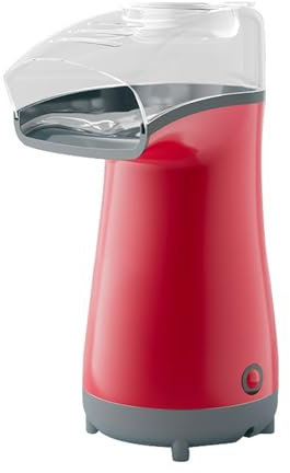 hxoity Machine De Fabrication De Pop-Corn Électrique avec 1200w Mini Machine À Pop-Corn sans Danger pour Les Aliments Faire du Maïs Soufflé Sain sans Huile avec Pelle De Mesure sans BPA Et PVC
