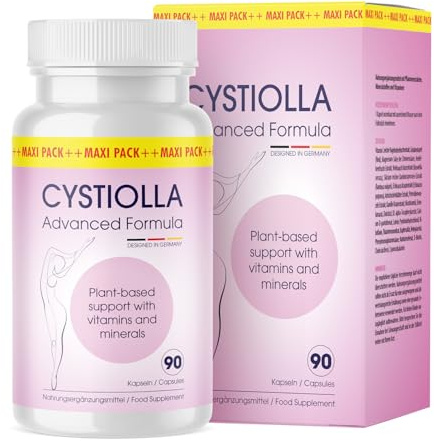 Cystiolla cápsulas - con valiosos ingredientes - extractos de plantas, minerales y vitaminas - 1x contiene 90 cápsulas