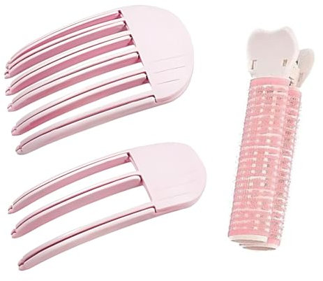 XUZOPIM 3 Piezas Pinza Para El Cabello Para Levantar Raíces Pinza Para Dar Volumen Rizadores De Pelo Con Volumen Natural Rulos Para Cabello Largo Y Corto Herramientas De Peinado Horquilla Fija Para