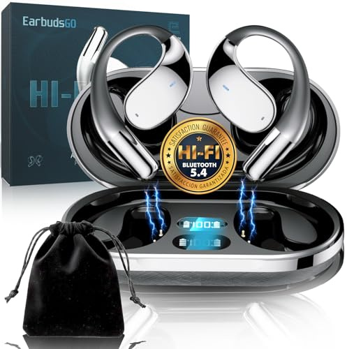 TOVARIN® NUEVOS Auriculares Inalambricos Bluetooth Deportivos|2025 con Cancelación de Ruido + Bolsa De Transporte Gratis | Auriculares Inalambricos Deportivos con Pantalla LED|Cascos Running IP7