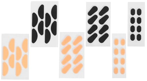 KOCKSHION 4 Pairs Mini Design Sponge Glasses Nose Pads with Anti-slip and Pressure Relief Features, Self-adhesive Nose Pads for Eyeglasses and Sunglasses, Comfortable Fit for Everyday Use