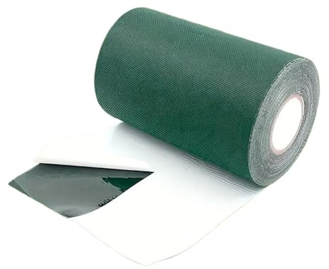 LPATEBCVU Bande De Jonction Gazon Synthetique Ruban de Couture for Gazon Artificiel, Vert, Simple Face, for, for Jardin, pelouse, Tapis synthétique, Ruban Connexion Fixe(15cmX5M)