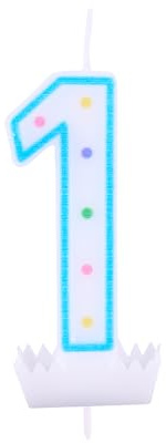 Idena 58361 – Number Candle, Cake Candle, Decoration, Candles, Birthday, Anniversary, Anniversary