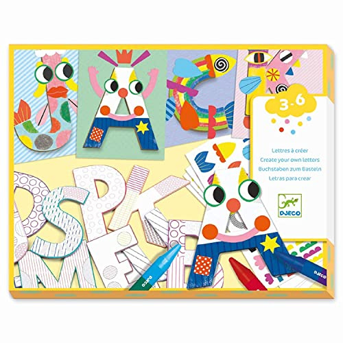 DJECO Erstellen Sie mit bunten Buchstabenformen (DJ08998)