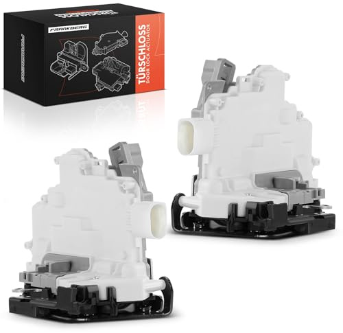 Frankberg 2x Türschloss Stellmotor Hinten 7-Polig 8-Polig | Kompatibel mit A4 Allroad 8KH, A5 Sportback 8TA, Q3 8UB 8UG, Q7 4LB, A4 Avant 8K5, Q5 8RB, A5 8T3, A4 8K2