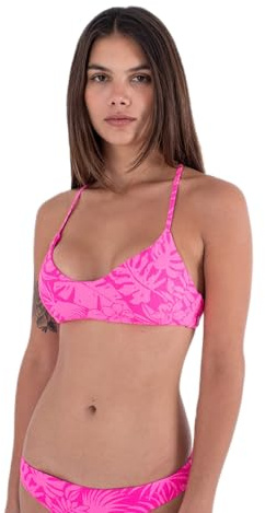 Hurley Kvinnors justerbar Bikini Top - Jungle Walk Open Back