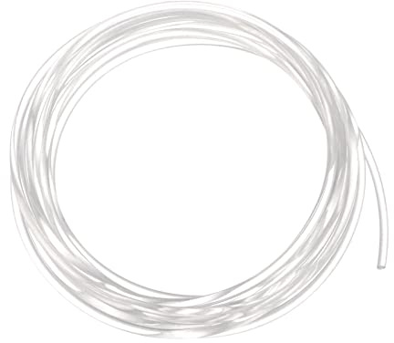 sourcing map Polyurethan Rundriemen Antriebsriemen 2,5mm Durchm 3 Meter Länge Glatt Oberfläche PU Urethan Förderband Riemen für Antriebsübertragung, Weiß