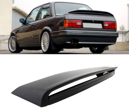 Heckspoiler Lippe Sport Paket 2 schwarz kompatibel für BMW 3er E30 Limousine Cabrio DM Autoteile 1017
