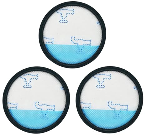 Benfosh 3 st. reservdelar filter Svamp för Rowenta Swift Power Cyklon RO2910 RO2913 RO2915 RO2932 RO2933 RO2957 RO2981 dammsugarfilter
