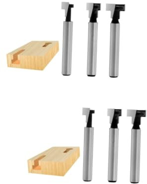 ARTIBETTER 2St Holzfräser Schaftfräser Nutfräser Tischlerfräser Fräser-Bit-Muster bündiger Trim-Fräser Hobel Fräser für Fotorahmen holzbearbeitung holztacker akkuratsche Holzschneidewerkzeuge