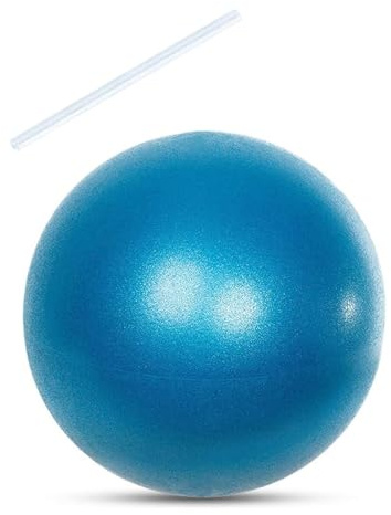 BPTRKOM 1 pieza de pelota antideslizante - Pelota de fitness, pelota de yoga, pelota de fitness, para abdominales y Entrenamiento de Hombros 25cm, Equilibrio, Deportes, Pilates (azul)
