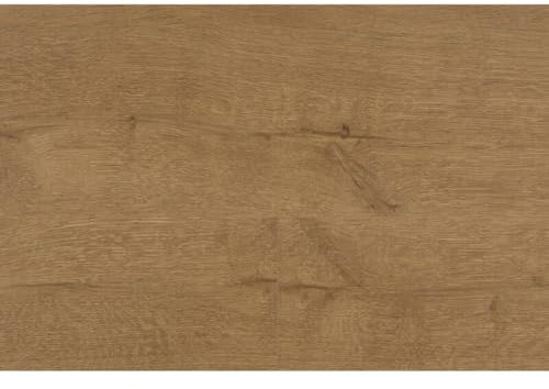 Deco55 1269 Honey Oak Wood Effect Glue-Down Luxury Vinyl Tile - Plank(2.5mm LVT) For Domestic & Commercial Use, Suitable For Underfloor Heating - Covers 3.88sqm(Single Pack Contains 18 Planks)