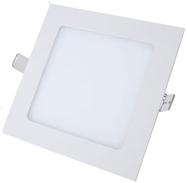AntDau71® - Faretto Led da Incasso Quadrato Luce Bianca Naturale 4200k Led integrati. Luci ultrasottili. Soffitto illuminazione interno. Da Incasso Cartongesso (6 Watt (11,5cm x 11,5cm))