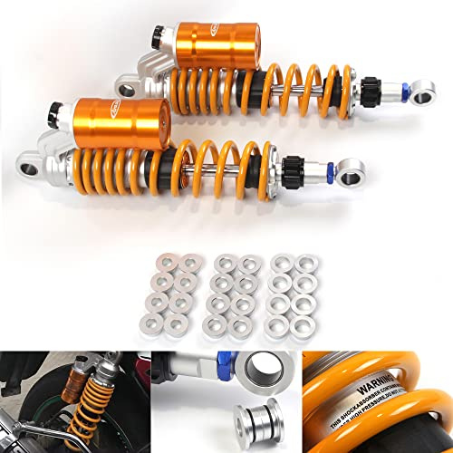 360mm /14’ Ammortizzatore posteriore universale per Ya-ma-ha XJR1300 1997-2010 / SR500 1977-1984/ VMAX 1200 1985-2005 Sport/Street/Vintage Bikes Moto