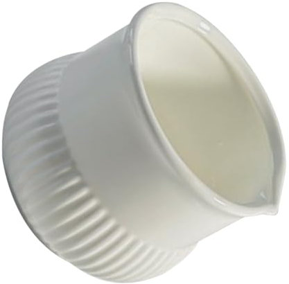 DONFAMDS Pichet à Porcelaine Pichet à Lait Pour Café Récipient Pour Sauces Salades Lait Sirop Plat Service