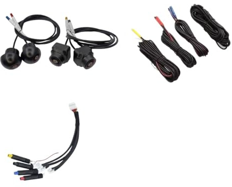 Telecamera Posteriore Auto Chip WDR Son307 Auto 3D Telecamera Panoramica 360 Gradi 8K AHD1080P 720P 360° Assistenza Alla Guida Automatica(3D AHD 720P)