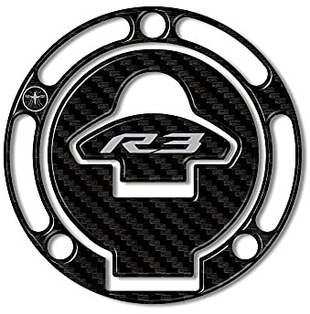 labelbike - 3D Sticker Resin Protection för motorcykel tanklock kompatibel med YAMAHA YZF R3 2019-2025