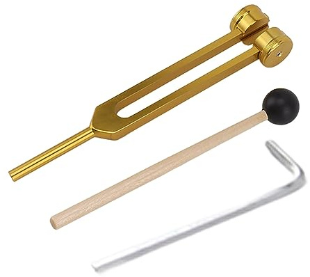 128HZ Tuning Forks for Healing Frequency Healing Devices, Tuning Fork, Aluminum Alloy Solfeggio Energy Tuning Fork Medical Healing Instrument, Stress Relief Gifts for Women
