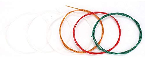 Gitarrensaiten-Set, 6-teiliges Metall-Nylonsaiten-Ersatzteilzubehör für Klassische Akustikgitarre