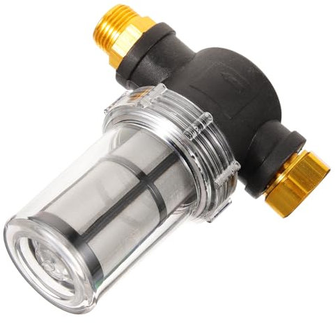 TINEASUR Gartenwasserfilter Mit Sedimentfilter Zum Waschen Tragbarer Schlauchfilter Für Hochdruck-zulauffilter Praktischer Filteraufsatz Für Reiniger Und Pumpen