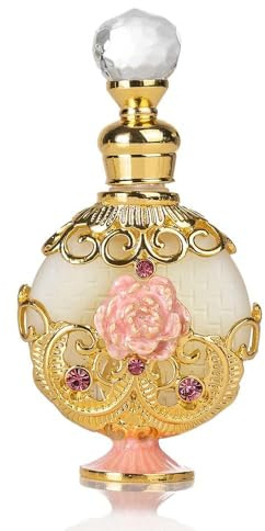 Parfum pour femme, huile parfumée concentrée rétro Halal Dubaï - cadeau de parfum vintage exquis de longue durée - le parfum luxueux - 0,5 oz