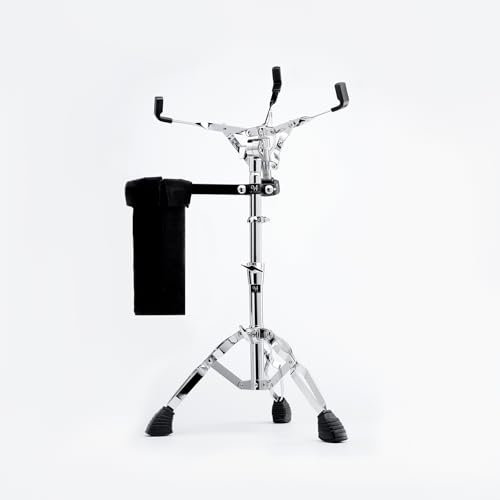 Vaisoeny Snare Ständer mit Drum-Stick-Halter, Doppelt Verstrebt, Höhenverstellbar von 17,7 bis 25,5 Zoll, Drum-Pad-Ständer für 10-15 Zoll Drum und Übungspad (V-JGJ002)