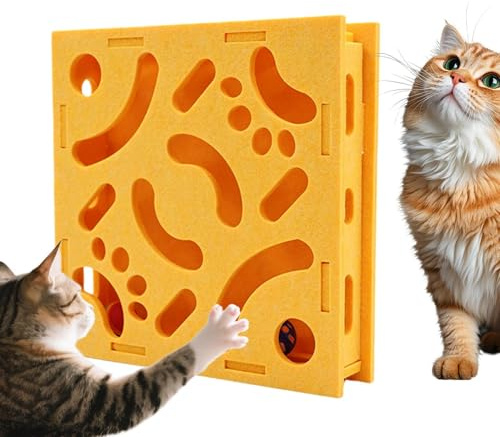 Generisch Katzenleckerli Puzzle - Katzen Bereicherungsspielzeug - Denkspiel Sinnesaktivität Labyrinth Für Verhaltenstraining Alleine Zeit