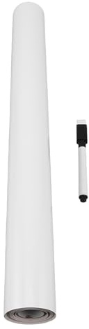 GLEAVI Selbstklebende Whiteboard Tapete 45x200cm mit Whiteboard Stift Abwischbare Tafelfolie für Küchenwände und Büro Wasser und Fleckenbeständig Große Wandaufkleber für Unterricht