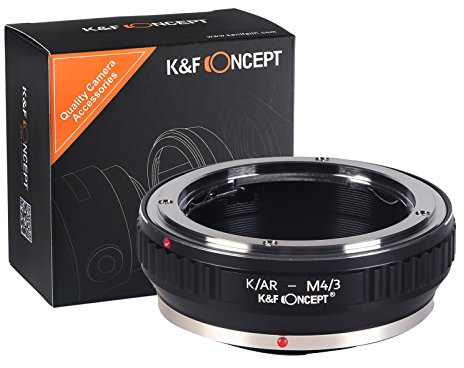 K&F CONCEPT Anello Adattatore per Obiettivo K/AR-M4 / 3, per Anelli Adattatori per Obiettivi Compatibile con Konica su Fotocamere con Attacco Micro 4/3
