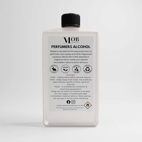Perfumers Alcohol DIY Perfume Base Make Your own Room Diffusers, Spray, Fragrances & Perfumes (100mL)