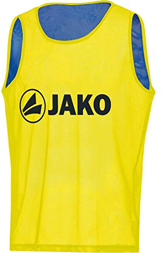 JAKO Herren Kennzeichnungshemd Reverse, Neongelb/Royal, L-XL