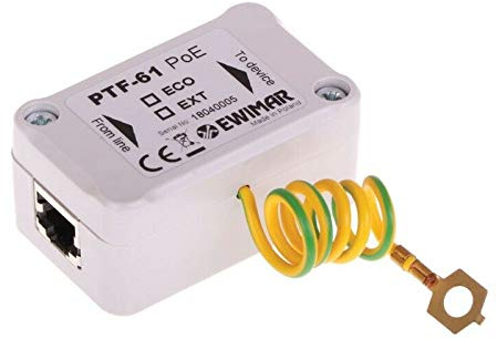 Caméra IP Gigabit Ethernet avec protection contre les surtensions
