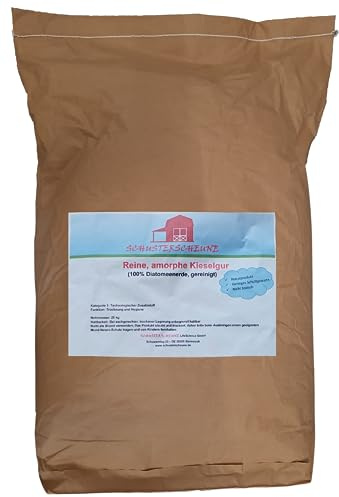 Schusterscheune Reine amorphe Kieselgur fein 25kg (50 Liter) - Natürlich und wirksam