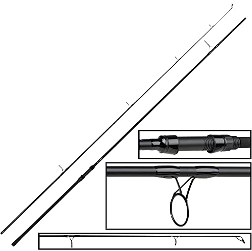 FOX 12ft EOS Pro 3lb Karpfenrute zum Boilieangeln, Angelrute zum Karpfenangeln, Weitwurfrute für Karpfen, Rute zum Grundangeln