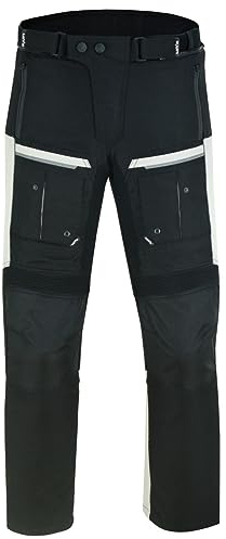 LOVO - Pantalones Moto AfricPro Unisex - Pantalon Moto Hombre y Mujer - Pantalones de Moto Unisex - Ropa Moto Segura con Protectores - Resistencia, Confort y Protección Total