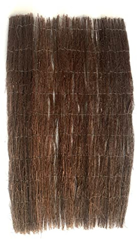 Mugar- Brezo Natural en Rollos de 5 Metros 1kg/m2 - Vallas de Ocultación Naturales para Jardín- Varias Alturas (2 x 5 metros)