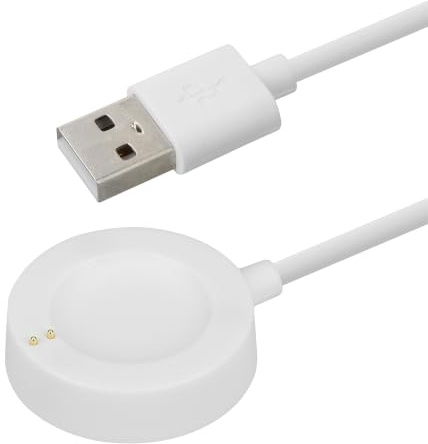 kwmobile Smartwatch Ladekabel für Michael Kors GEN 6 / GEN 5e / GEN 5 / GEN 4 Watch/Skagen Falster 2 USB Ladekabel für Smartwatch - Smart Watch Aufladekabel - Fitnesstracker Ersatzkabel - Weiß