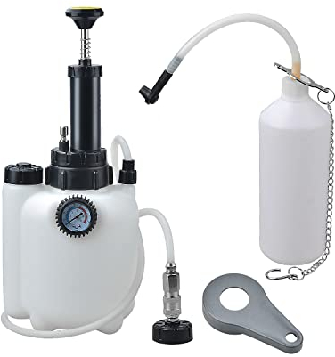 3L Purgeur de liquide de frein Outils d'embrayage de frein hydraulique Kit d'outils de purge de liquide d'air pneumatique avec outils d'extracteur d'air de frein de voiture à main Kit
