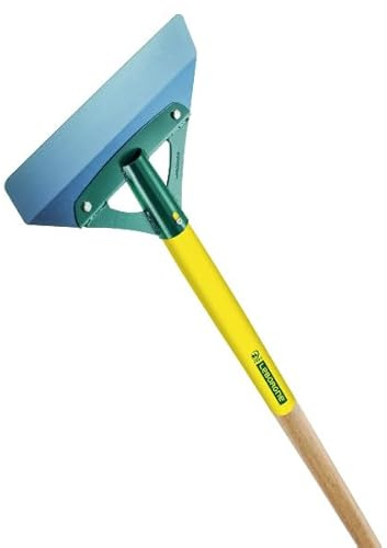 LEBORGNE - Grattoir Batipro 50 cm - Lame Acier Trempé Extra-Dur - Douille Renforcée - Sans Manche - Angles Arrondis - Lame Pliée pour 2 Angles de Travail - Racle et Nettoie Coffrages et Dalles Béton