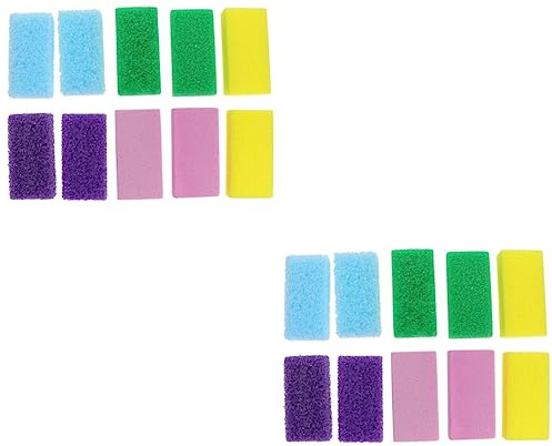 Healvian 30stücke Teiliges Fußschrubber Pu Pediküre Steine Exfoliation Und Hornhautentfernung Vielseitig Einsetzbar Für Entspannende Fußpflege Verschiedenen Farben