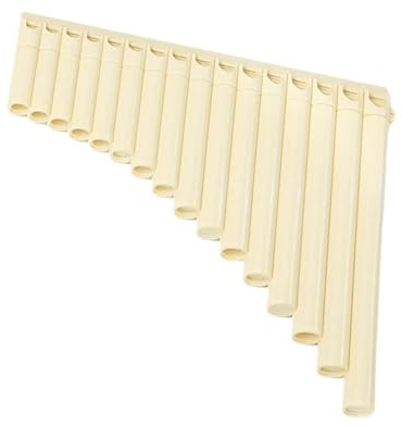 Professionelle Panflöte Panflöte 16-Rohr Für Anfänger Für Spielen Ethnischer Blasinstrumente Spezielles 16-Rohr-Beige