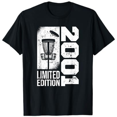 DiscGolf Disc-Golfer Jahrgang 2001 Geburtstag Disc-Golf T-Shirt
