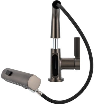Bad/Küche Wasserhahn, Einhebelmischbatterie für Badezimmer, Moderner Einhebelmischer, Badarmatur Waschbecken Mischbatterie Armatur für Badezimmer