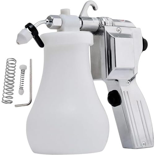 Pistola elettrica per la pulizia dei punti tessili, 40 W, pistola ad alta pressione con funzione di regolazione della pressione, pistola a spruzzo per la pulizia dei tessuti