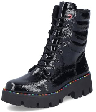 Rieker Damen Klassische Stiefeletten Y3330, Frauen Stiefeletten,uebergangsstiefel,Boots,Stiefel,Bootee,Booties,halbstiefel,schwarz (00),39 EU / 6 UK