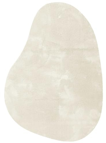 vidaXL Tappeto HUARTE Crema 140 x 200 cm Poliestere