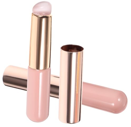 Brocha de Maquillaje de Silicona para Labios con Tapa, 2 Piezas