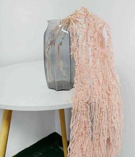 Vid de glicina de amaranto preservada seca para decoración de boda, ramo floral colgante para pared del hogar o centro de mesa
