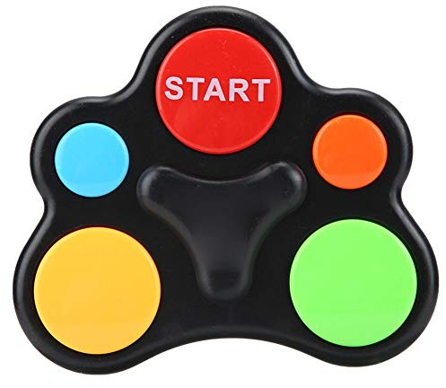 Kinder-Memory-Spielzeug, Kunststoff-Interaktion, intelligentes Musik-Licht, Gedächtnisspiel, Lernspielzeug, Gehirnspiel, für und Mädchen im Alter von 3 4 5 6 7 8 (Anomalie